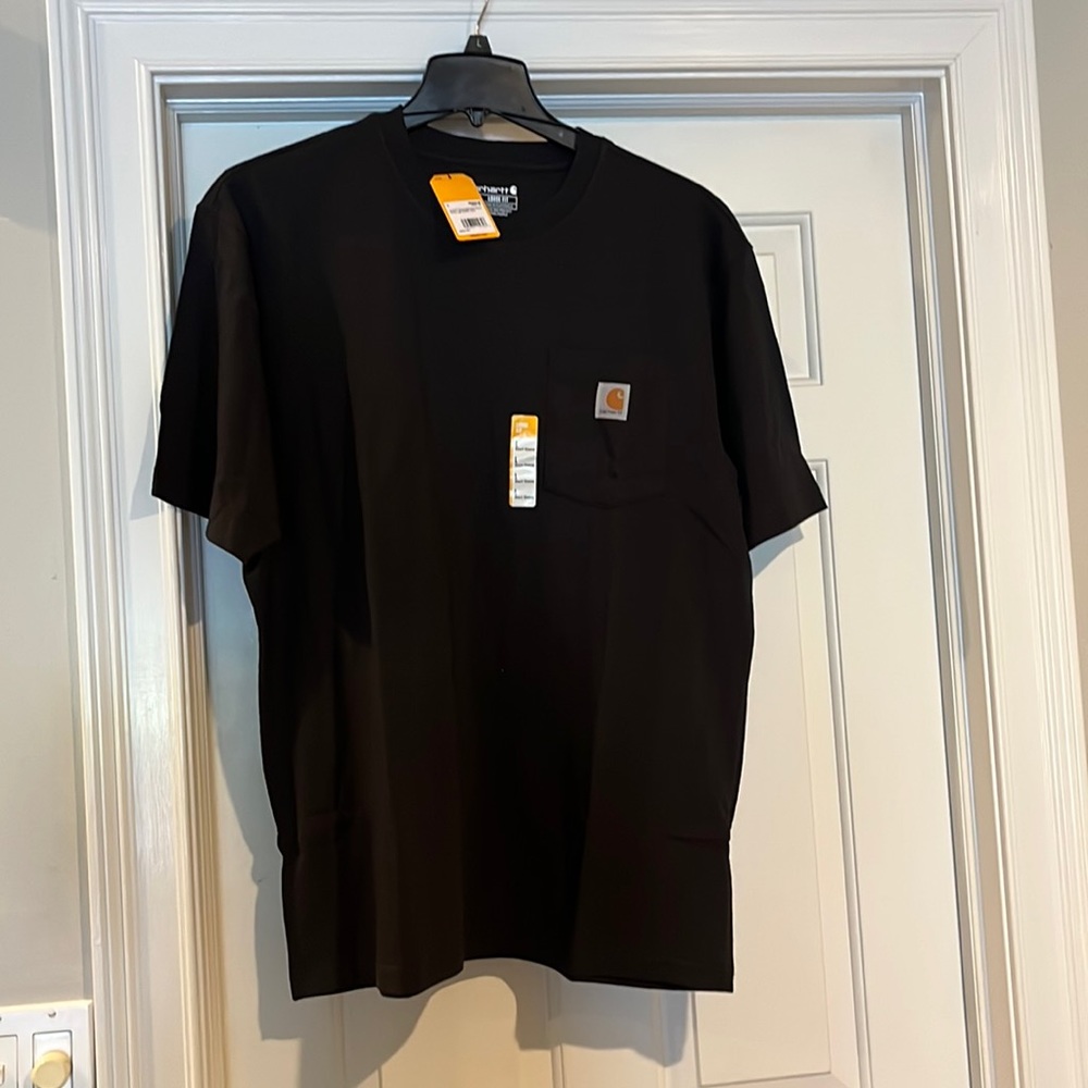 Carhartt Loose Fit Heavyweight Short Sleeve Pocket Logo Graphic Shirt